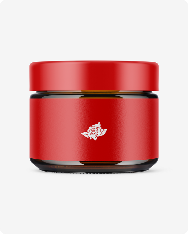 Child-resistant amber jars