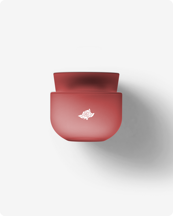 glass cosmetic bottle