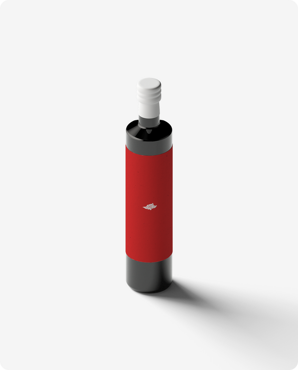 thin glass bottle